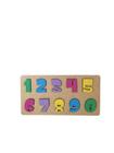 Brinquedo educativo numerais colorido mdf 15x30