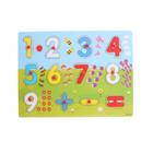 Brinquedo Educativo Numeral De Madeira Perfeito para crianças aprenderem os numeros e simbolos para calcular