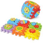 Brinquedo Educativo para Bebê Cubo Com Som 6 Faces Smart Cube Didático + 6 Meses Caixa
