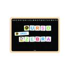 Brinquedo Educativo Quadro Infantil Letras Do Alfabeto