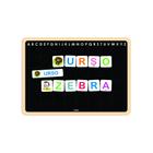 Brinquedo Educativo Quadro Infantil Letras Do Alfabeto - Babebi