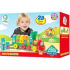 Brinquedo Educativo Trenzinho BABY LAND 28 Blocos - Cardoso TOYS