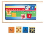 Brinquedo Educativos - Numeral E Quantidade Com Pinos 18und