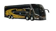 Brinquedo Em Miniatura Ônibus Garcia Preto 2 Andares - Ertl