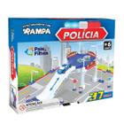 Brinquedo Estacionamento com Rampa Polícia 37 Peças