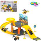 Brinquedo Estacionamento/Garagem Super Construção Com Carro + Acessórios 25 Peças - Wellkids