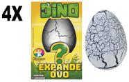 Brinquedo Expande Na Agua Kids Dino Expande Ovo Kit com 4