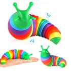 Brinquedo Fidget Cabeça de Inseto Articulada HeZhining Slug - Verde