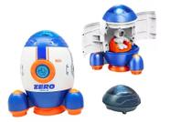 Brinquedo Foguete Com Astronauta Espacial Cápsula Fricção - Dm Toys