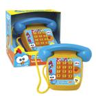 Brinquedo Foninho Sonoro da Galinha Pintadinha Mini Telefone Faz de Conta para Crianças a Partir de 3 Anos Elka - 1087