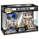 Brinquedo Funko POP! Pacote com 2 Star Wars R2-D2 e R5-D4 2023