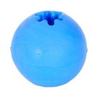 Brinquedo Furacão Pet Bola de Borracha Maciça Azul para Adestramento para Cães - Tamanho 7