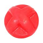 Brinquedo Furacão Pet Bola de Borracha Maciça Superball Vermelho para Cães - Tamanho M