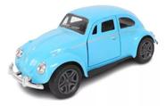 Brinquedo Fusca Coleção Miniatura Fricção Abre As Portas Escala 1:32(azul)