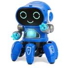Brinquedo Grande, Médio, Pequeno Azul - Com Som e LED - Presente - Robo Lady