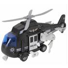 Brinquedo Helicoptero de Policia Resgate Luz e Som Divertido