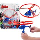 Brinquedo Helicóptero Lançador Avengers Vingadores - Etitoys