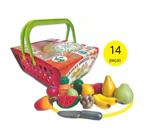 Brinquedo Infantil 2 3 4 5 6 Anos Frutas Cestinha De Mercado - Big Star