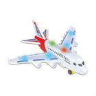 Brinquedo Infantil Avião Airbus Com Luzes Função Bate e Volta Asas Removíveis Cor Branco - Fenix Brinquedos 777-30