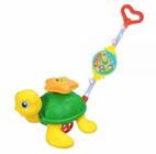 Brinquedo Infantil Bebê Empurra Baby Musical Tartaruga com Som + Luz Dm - Dm Toys