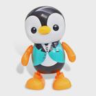 Brinquedo Infantil Boneco Pinguim Dançarino Interativo Com Som E Luz. - Toys King