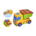Brinquedo Infantil Caminhão Atividades Didático Happy 4 Pçs