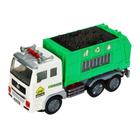Brinquedo Infantil Caminhão de Lixo à Pilha Som e luzes 4D