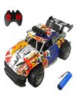 Brinquedo Infantil Carrinho Controle Remoto Colorido Off Road 4x4 Recarregável