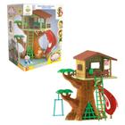 Brinquedo infantil casa na árvore com bichinho de vinil - Samba toys