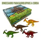 Brinquedo Infantil Dino Dinossauro Parasaurolophus A Corda Anda Coleção Brincar