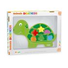 Brinquedo Infantil Educativo, Animais Didáticos - Tartaruga, Junges