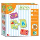 Brinquedo Infantil Educativo Descobrindo o Alfabeto 52 Peças 0421 Nig Brinquedos