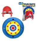 Brinquedo Infantil Escudo E Máscara Capitão América Fantasia