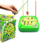 Brinquedo Infantil Fishing Game Pesca com Vara Eletrônico Peixe Abre e Fecha a Boca