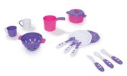Brinquedo Infantil Kit Cozinha Rosa - Tateti