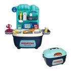 Brinquedo Infantil Maleta Par Brincar De Médico Acessórios