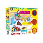 Brinquedo Infantil Massinha Coti Massa Tutti Frutti Sorveteria em Plástico com Acessórios Cotiplas - 2632