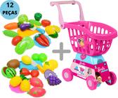 Brinquedo Infantil MERCADINHO Hortifruti Carrinho De Compras Barbie Com Frutas E Legumes CREC CREC