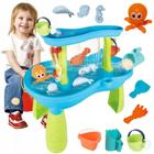 Brinquedo Infantil Mesa de Areia Agua Praia Sensorial