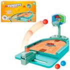 Brinquedo Infantil Mini Basquete de Mesa Com Tabela e Lançador de Bolinhas