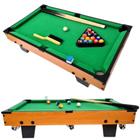 Mesa Sinuca Bilhar Snooker Infantil Brinquedo Jogar Taco (6841A)