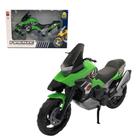 Brinquedo Moto de Corrida 1000 Branca Infantil Esportiva c/ Apoio Bs Toys  Motinha p/ Crianças Meninos Decoração Coleção