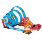 Brinquedo Infantil Multikids Pista de Corrida Extreme Aciton Express Wheels com 24 Peças - Multicor - BR1019