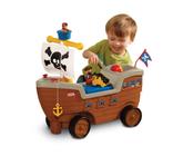 Brinquedo Infantil Navio Pirata Ride-On Little Tikes 2 em 1 com Armazenamento