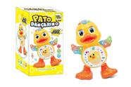 Brinquedo Infantil Pato Dançarino Patinho Musical Com Luz - Toy King