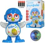 Brinquedo Infantil Pinguim Dançarino com Música e Luzes - D TOYS