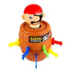 Brinquedo Infantil Pula Pirata Barril Grande Clássico