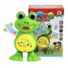 Brinquedo Infantil Sapo Musical Dançarino Com Luz Som - Europio