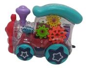 Brinquedo Infantil Trenzinho Locomotiva Engrenagem Mecânica - Toys