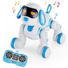 Brinquedo inteligente de controle remoto Robot Dog Contixo R3 para crianças 3-12Y azul